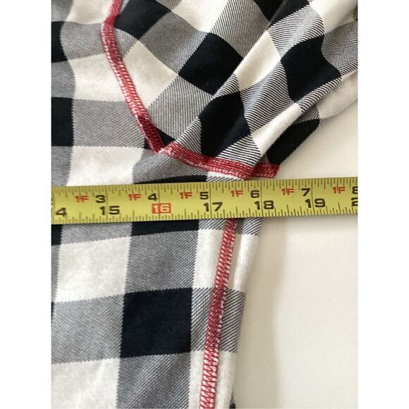 Hanna Andersson Womens Buffalo Check Henley Top Sz M Jogger Pants XL - Picture 5 of 12